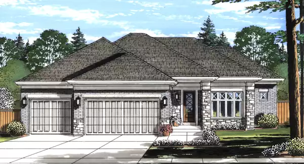 image of country house plan 7099